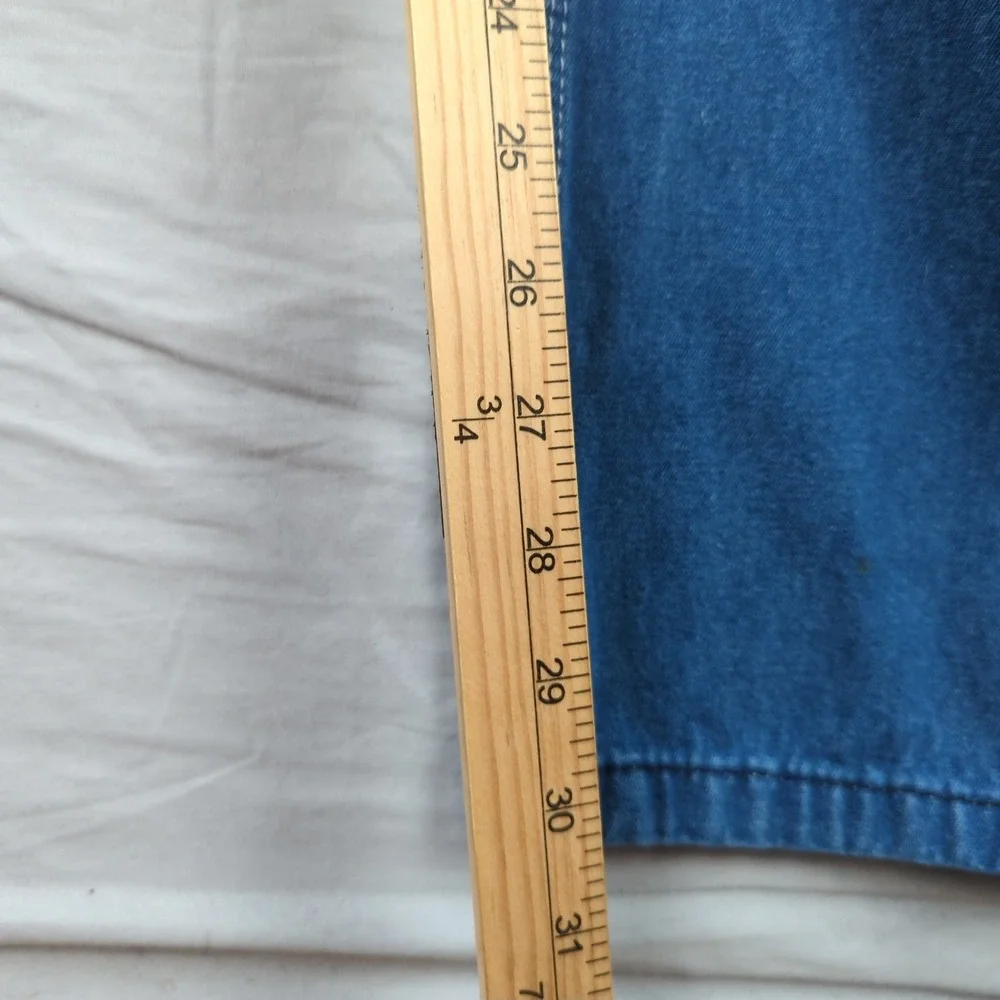 Liberty Overalls Mens 42x32 Blue Denim Utility Hamer Loop Carpenter Workwear